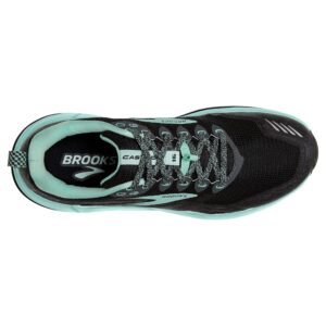 Brooks Women's Cascadia 16 Trail Running Shoe - Black/Ebony/Yucca - 8.5 Medium