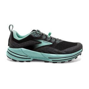 Brooks Women's Cascadia 16 Trail Running Shoe - Black/Ebony/Yucca - 8.5 Medium