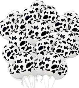 25 pcs cow balloons funny cow print balloons for children's party western cowboy theme for kids birthday party favor supplies decorations