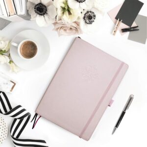 Undated Daily Planner - The Seed Planner - Weekly, Monthly & Yearly Organizer-Productivity Journal with Hourly Agenda, To Do List & Goals 2024 Pink