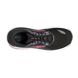 Brooks Women's Addiction GTS 15 Supportive Running Shoe - Black/Ebony/Mauvewood - 9 Medium