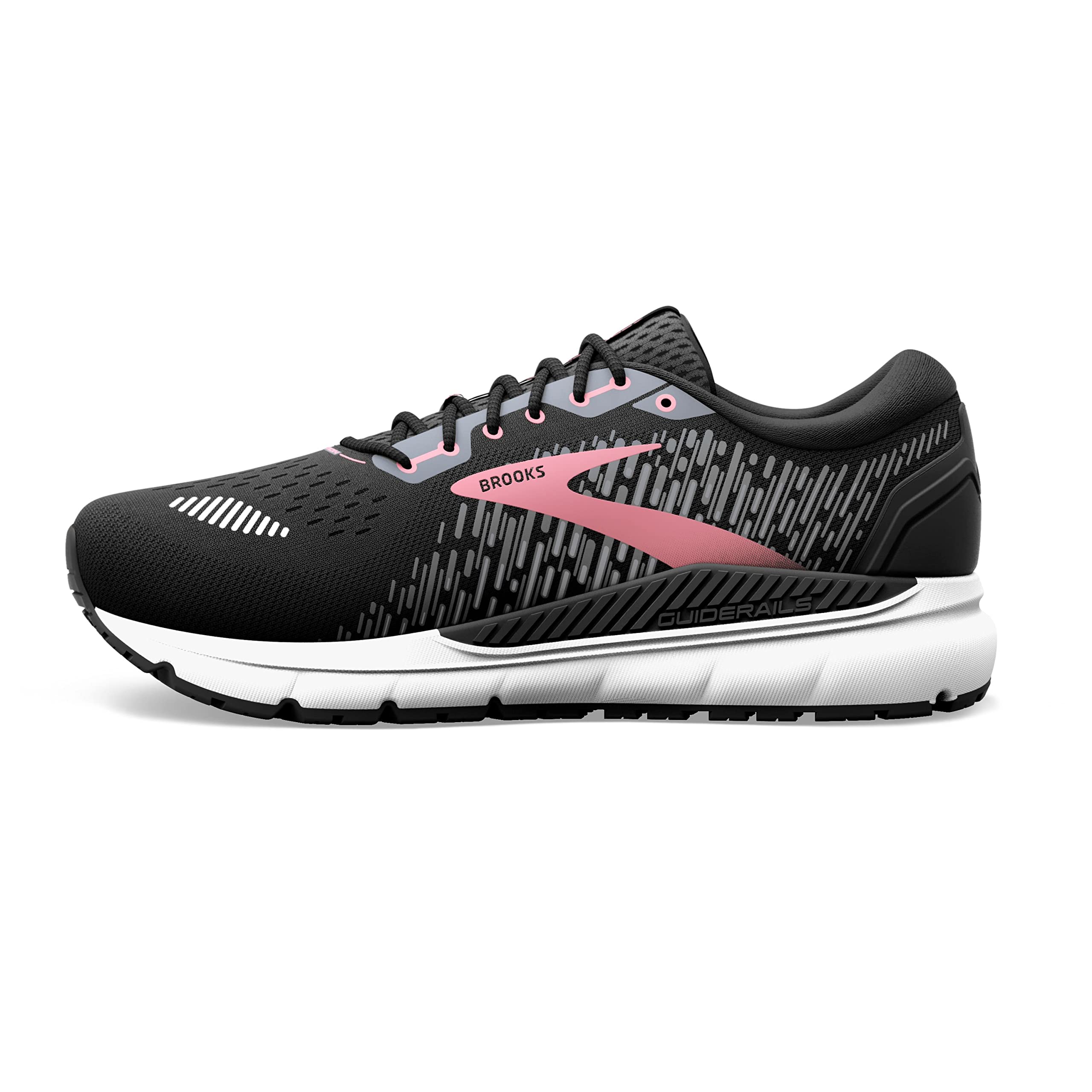 Brooks Women's Addiction GTS 15 Supportive Running Shoe - Black/Ebony/Mauvewood - 6.5 Medium