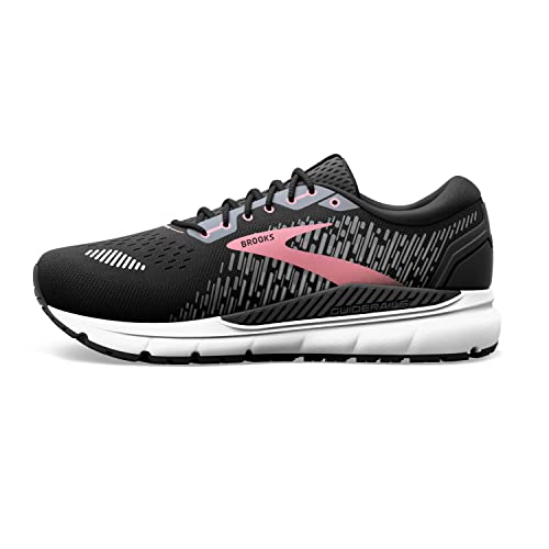 Brooks Women's Addiction GTS 15 Supportive Running Shoe - Black/Ebony/Mauvewood - 6.5 Narrow