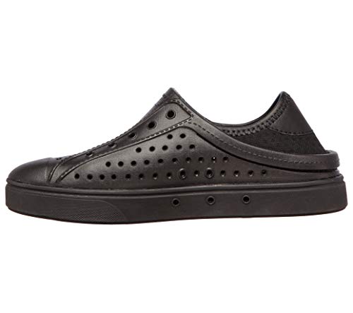 Skechers Women's Foamies Vista-Cali Dreaming Water Shoe, Black, 9