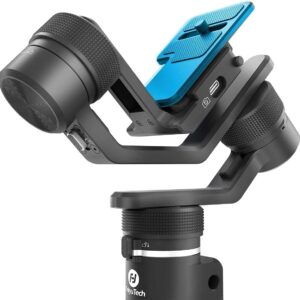 FeiyuTech G6 Max Camera Gimbal Stabilizer for Lightweight Mirrorless/Action/Pocket Camera,Smartphone, for SonyZV1 a6300/a6500 Canon 200D M50, for iPhone12 Pro Max GoproHero 8/9 Android app,Max 2.4lb