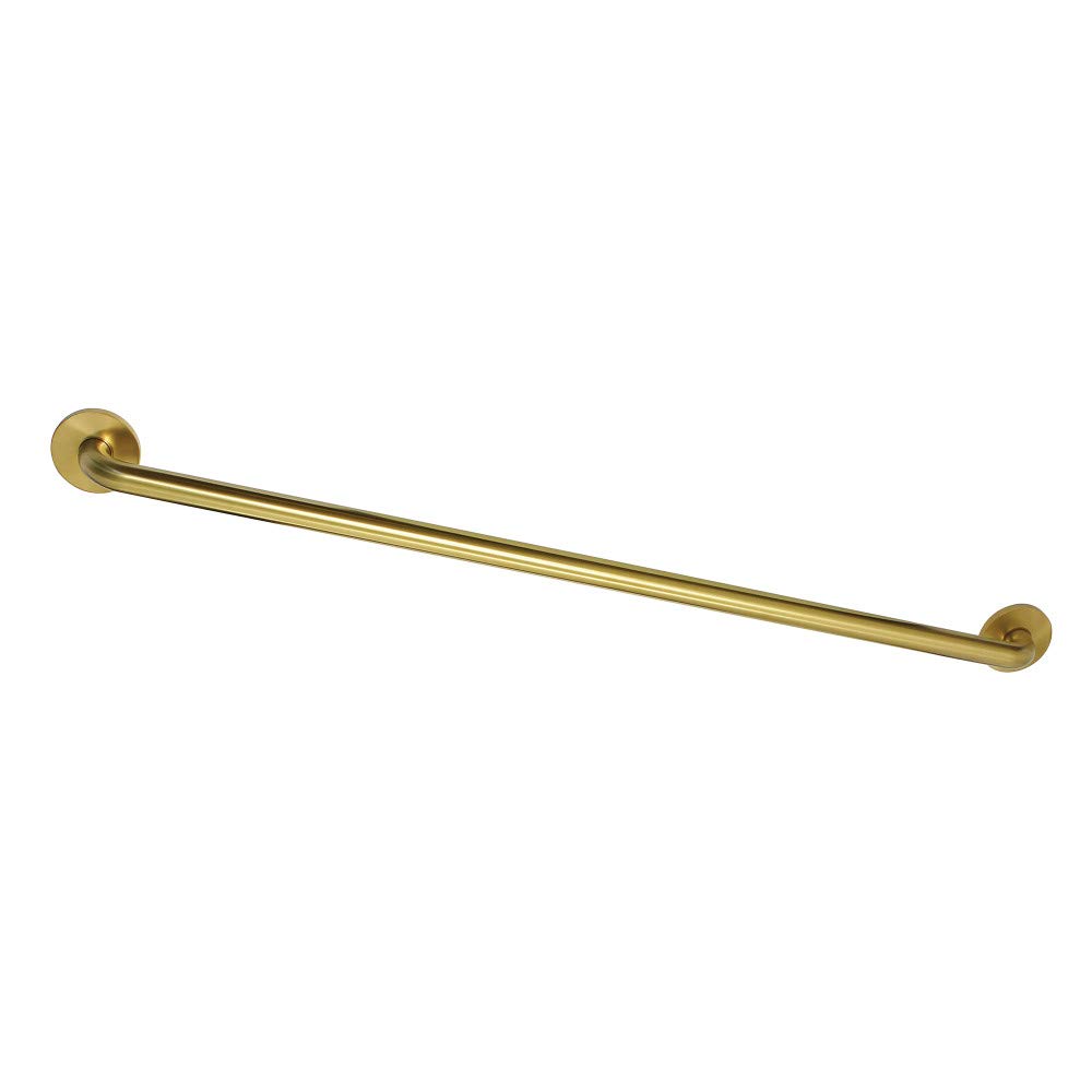 Kingston Brass GLDR814427 Silver Sage Grab Bar, Brushed Brass