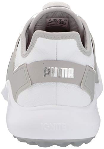 Puma 1945410310.5 Ignite Fasten8 Disc Puma White-Puma Silver-High Ri 10.5 Mens