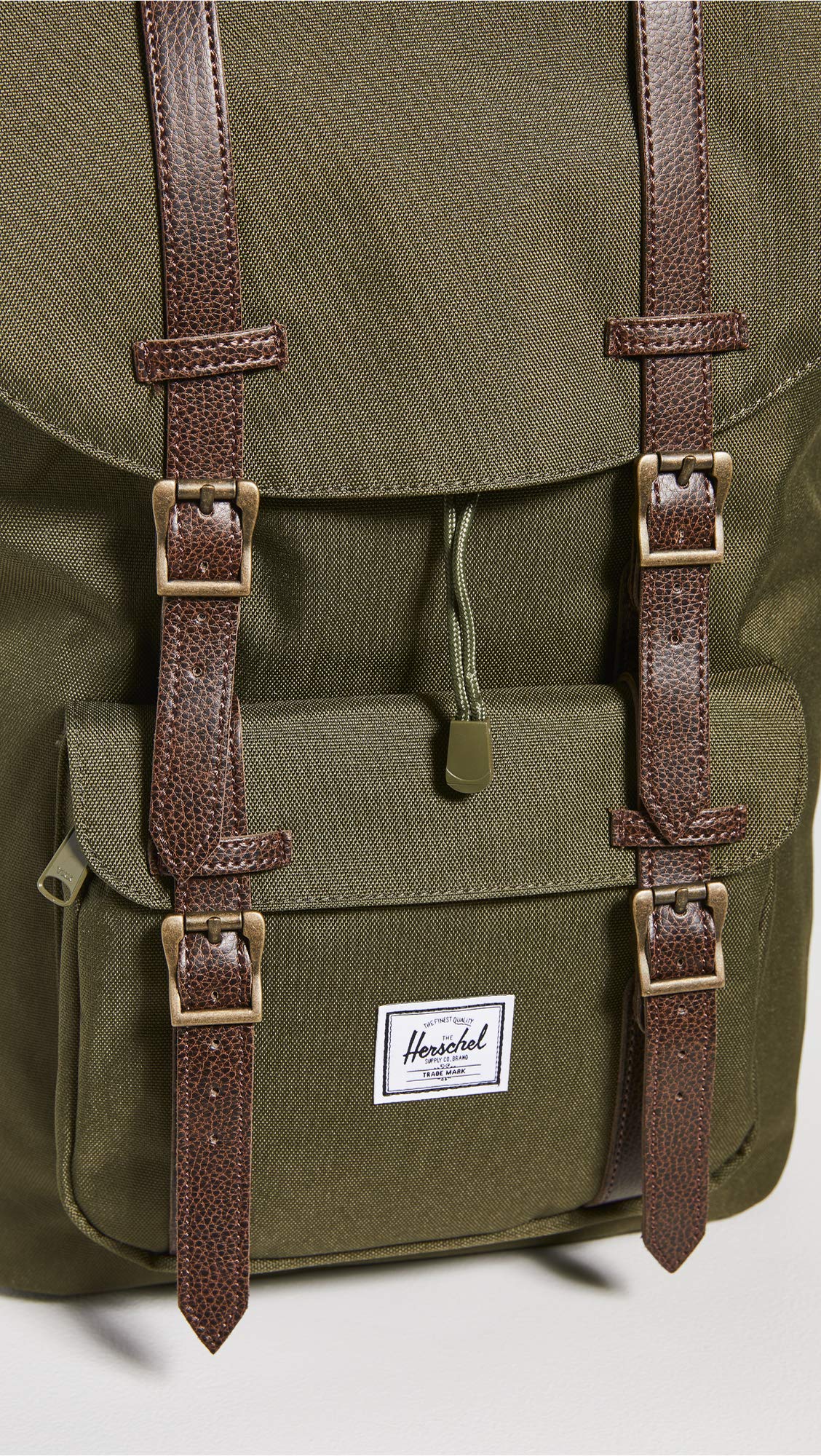 Herschel Little America Laptop Backpack, Ivy Green/Chicory Coffee, Classic 25.0L