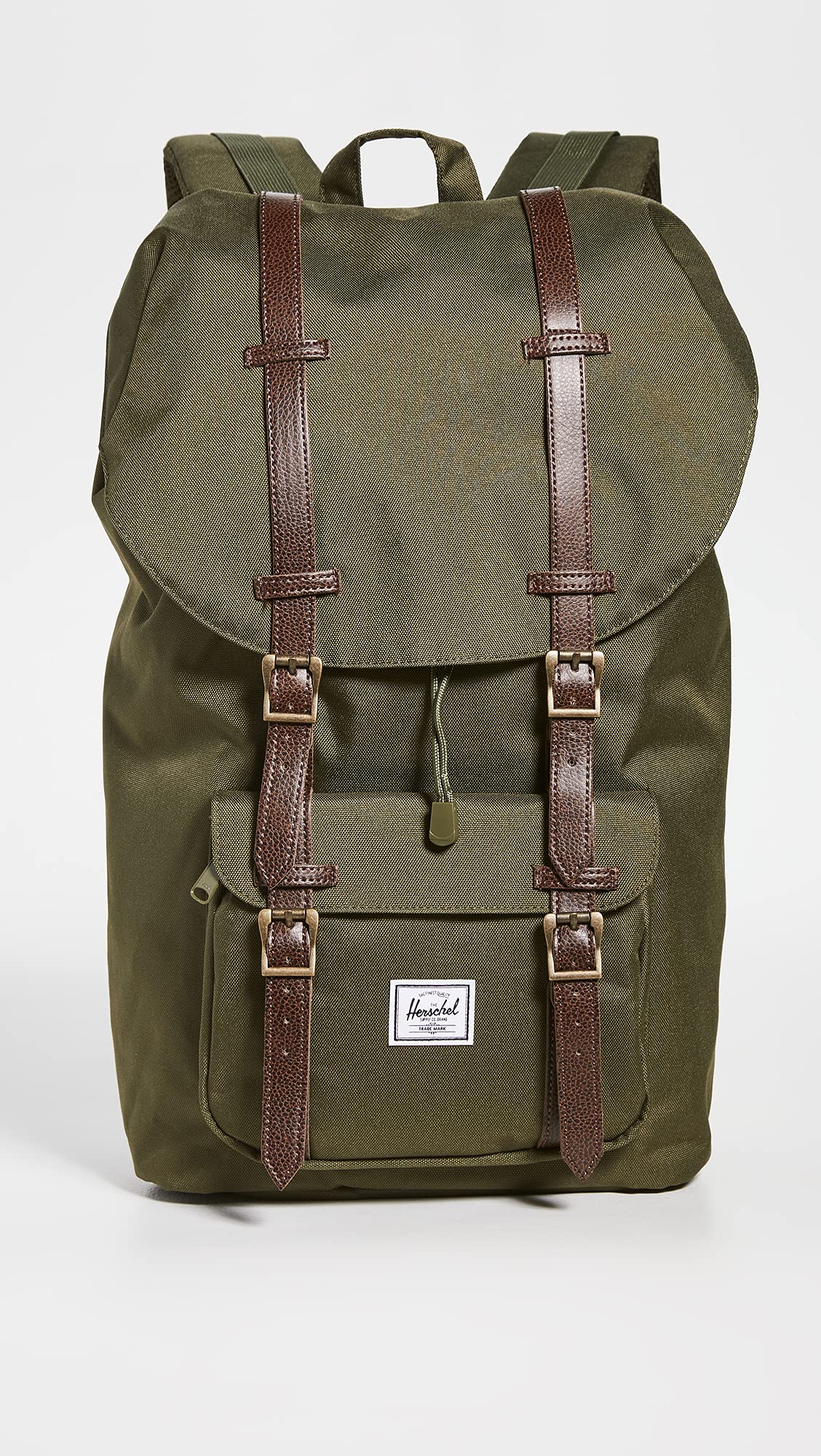 Herschel Little America Laptop Backpack, Ivy Green/Chicory Coffee, Classic 25.0L