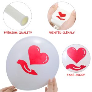 60 Pieces Nurse Balloons Nurse Party Decoration Supplies Nursing Latex Balloon Nurse Balloons Decorations for Nurse Graduation RN Themed Party