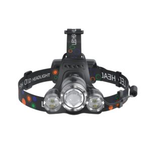 Beteray Headlamp Rechargeable 1200 Lumens Super Brightest 4 Modes Head Lamp for Adults Zoom Waterproof Headlight 90°Angle Adjustable Head Lights for Outdoor Camping Hunting Running Hiking