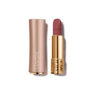 lancôme l'absolu rouge intimatte hydrating matte lipstick - buildable & lightweight formula with a soft matte finish - up to 12hr comfort- 226 mise a nu: cool pink mauve