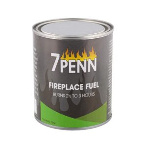 7Penn Gel Fireplace Fuel Cans, 13oz - 12 Pack Fire Pit Gel Fuel Cans for Fireplace, Fire Bowls, and Chafing Dishes