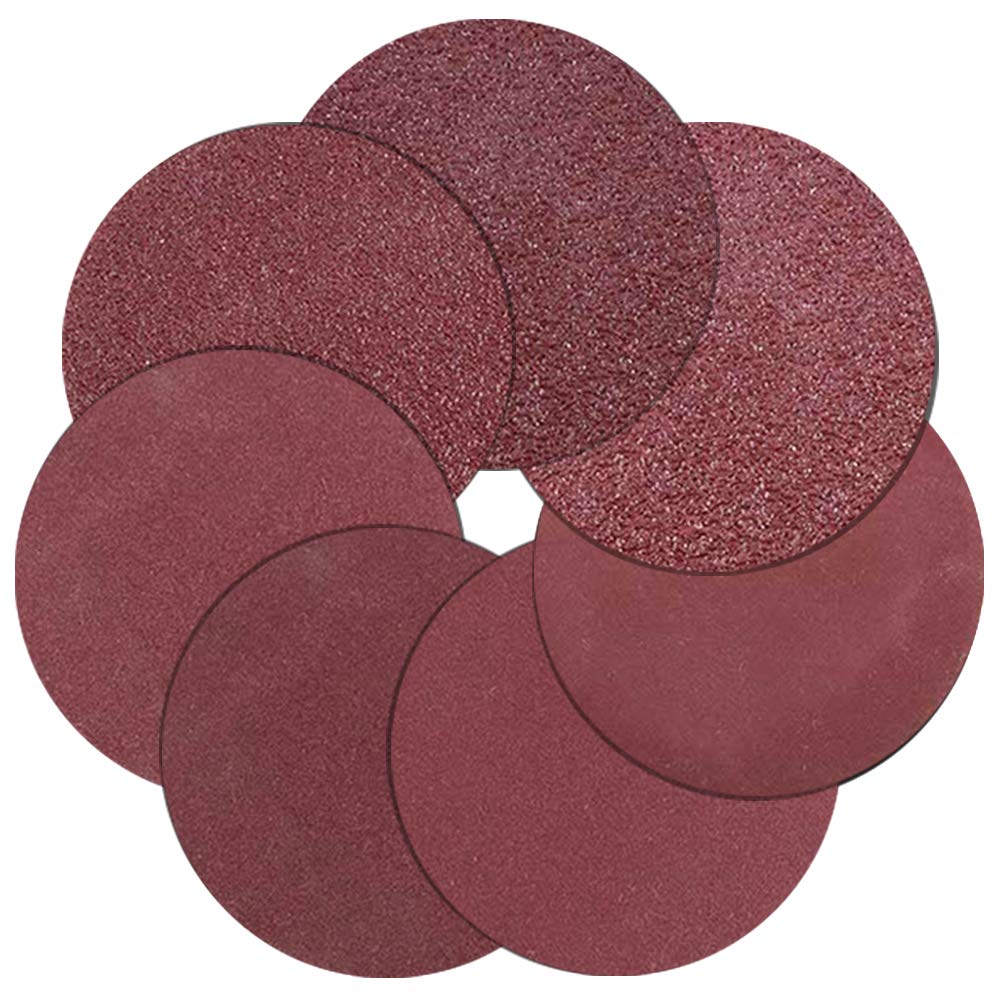 70 PCS 5 Inch Hook and Loop Assorted Aluminum Oxide Sanding Discs - 5 in No Hole - Orbital Sander Pad - Sander Paper,Sandpaper