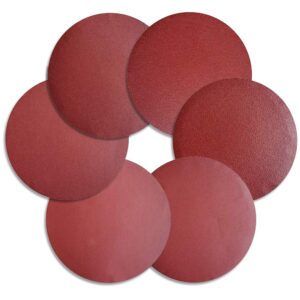 60 PCS 6-Inch Assorted PSA Aluminum Oxide Sanding Disc,NO-Hole Self Stick