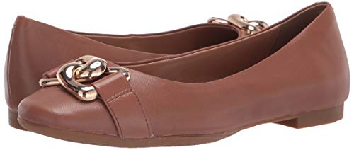 Aerosoles Women's Candice Ballet Flat, TAN Leather, 6