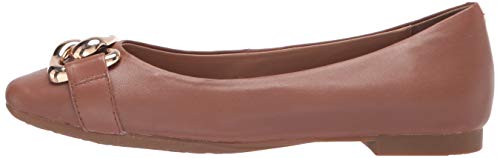 Aerosoles Women's Candice Ballet Flat, TAN Leather, 6