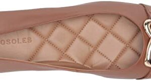 Aerosoles Women's Candice Ballet Flat, TAN Leather, 6