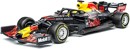 Bburago - 1/43 Scale Model Compatible with Red Bull Racing RB 15 (2019) # 33 Compatible with Max Verstappen (Matte Blue)