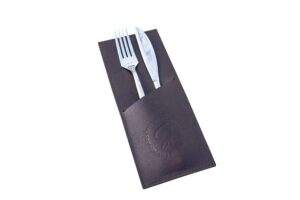 custom personalized leather cutlery organizer-utensil holder, utensil organizer, silverware holder, cutlery holder, spoon and fork holder, silverware sleeves, flatware holder, cutlery wrappers
