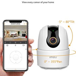 Imou 2.5K WiFi Camera Indoor Pet Dog Camera 4MP, 360° Home Security Wireless IP Baby Camera, Human Detection AI, Smart Tracking, Siren, 10m Night Vision, 2-Way Audio, Privacy Mode, Works with Alexa