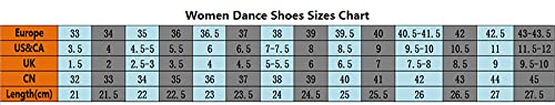 Womens Latin Salsa Dance Shoe 2.5 Inches Cuban Heel Open Toe Ballroom Sexy Evening Socials Indoor Soft Sole Party Dancing Sandals with Rhinestones (Red, Numeric_10)