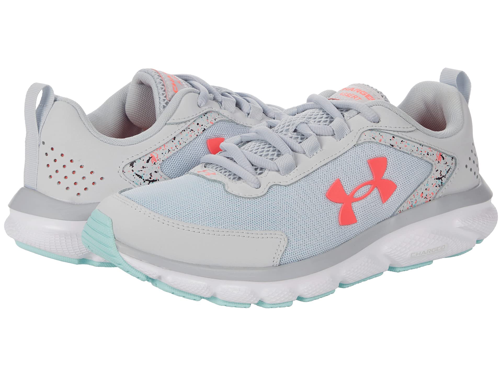 Under Armour Assert 9 Halo Gray/White 8 B (M)