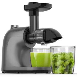 efficient masticating juicer, easy-to-clean cold press machine with reverse function, high yield, bpa-free, enjoy fast juice experience for nutrient-rich fruits & veggies, green