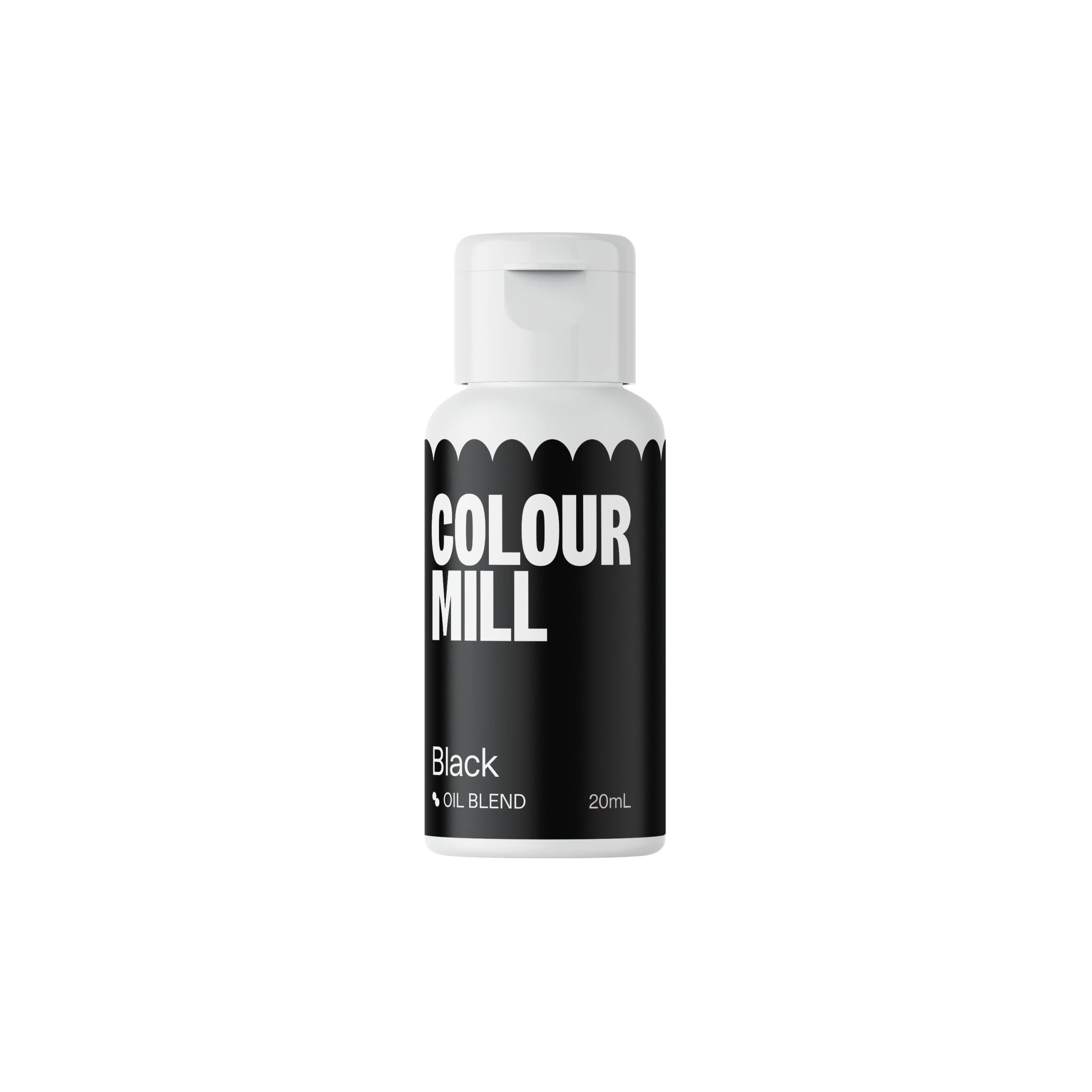 Colour Mill Oil-Based Food Coloring, 20 Milliliters Black