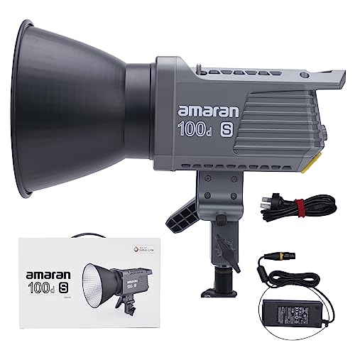 Amaran 100d S COB Video Light 100W Daylight Led Photography Lighting with App Control for Photography,filmaking,Interviews,Live Streaming(Amaran 100d Upgrade Version)