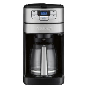 cuisinart dgb-400ssfr grind and brew 12 cup coffeemaker - silver (renewed)