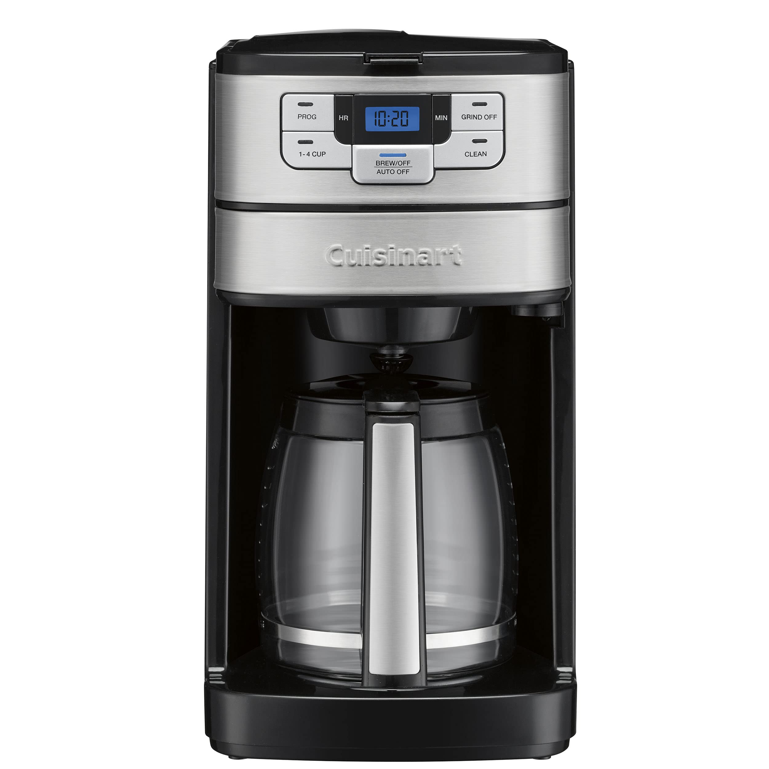 Cuisinart DGB-400SSFR Grind and Brew 12 Cup Coffeemaker - Silver (Renewed)