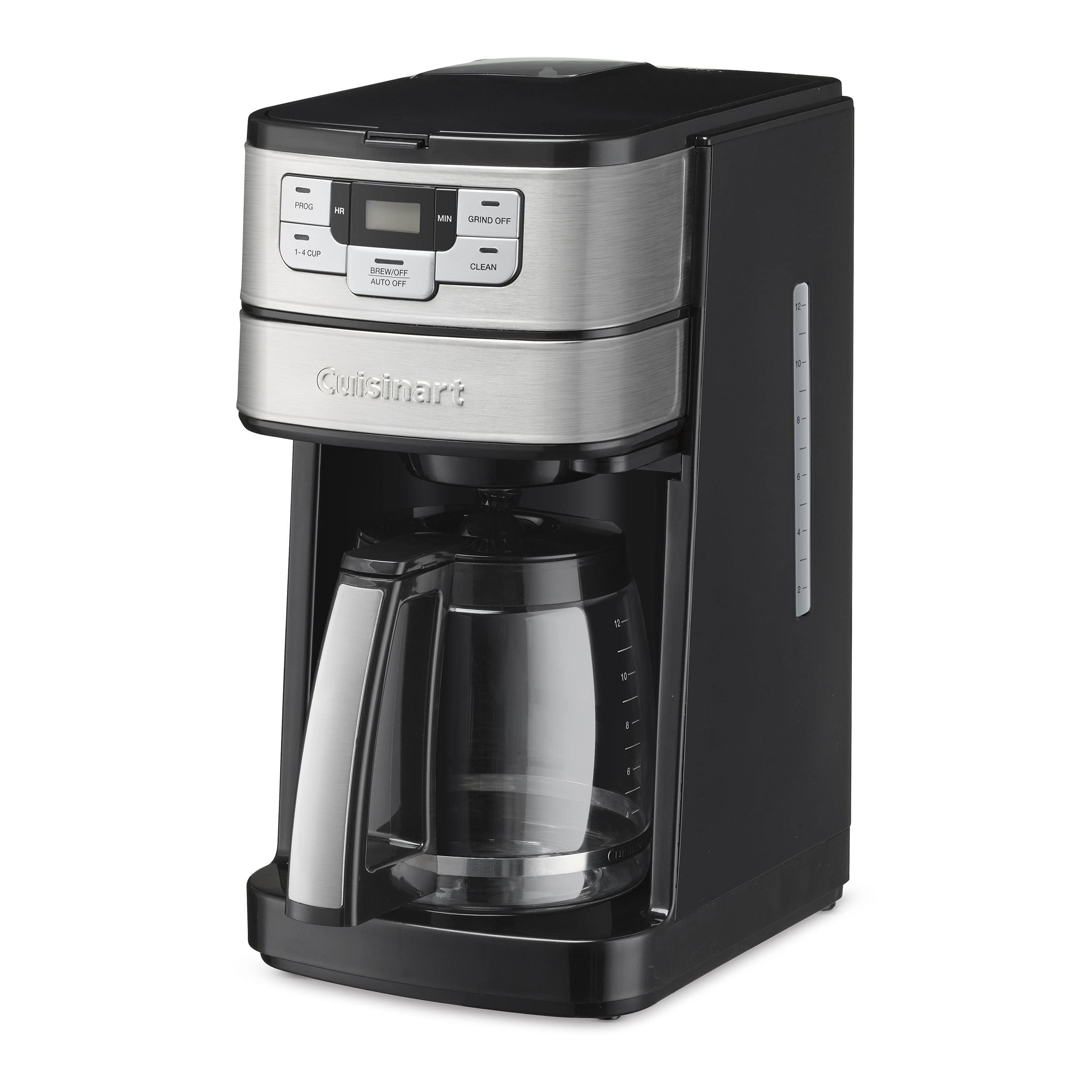 Cuisinart DGB-400SSFR Grind and Brew 12 Cup Coffeemaker - Silver (Renewed)