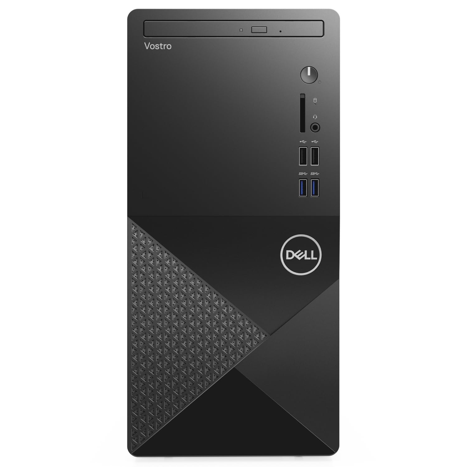 Dell Vostro 3888 Full Size Tower Business Desktop Computer, Intel Octa-Core i7-10700, 16GB DDR4 RAM, 1TB PCIe SSD + 1TB HDD, DVDRW, 802.11AC WiFi, Bluetooth, Keyboard and Mouse, Windows 11 Pro