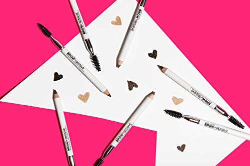 wet n wild Brow-Sessive Brow Pencil, Ultra-Precise Dual Ended Spoolie Brush for Perfect Buildable Blendable Shaping, Natural Lasting Shades for Every Brow, Cruelty-Free & Vegan - Dark Brown(Packaged)