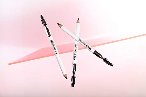 wet n wild Brow-Sessive Brow Pencil, Ultra-Precise Dual Ended Spoolie Brush for Perfect Buildable Blendable Shaping, Natural Lasting Shades for Every Brow, Cruelty-Free & Vegan - Dark Brown(Packaged)