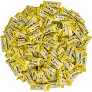 chimes meyer lemon ginger chews candy, 1-pound bag