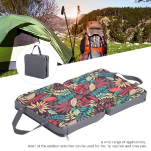 Foldable Knee Mat, Memory Foam Kneeling Cushion Pad Washable Knee Mat Kneeler for Outdoor Camping Gardening(Gray & Colorful) Camping mat, Bed