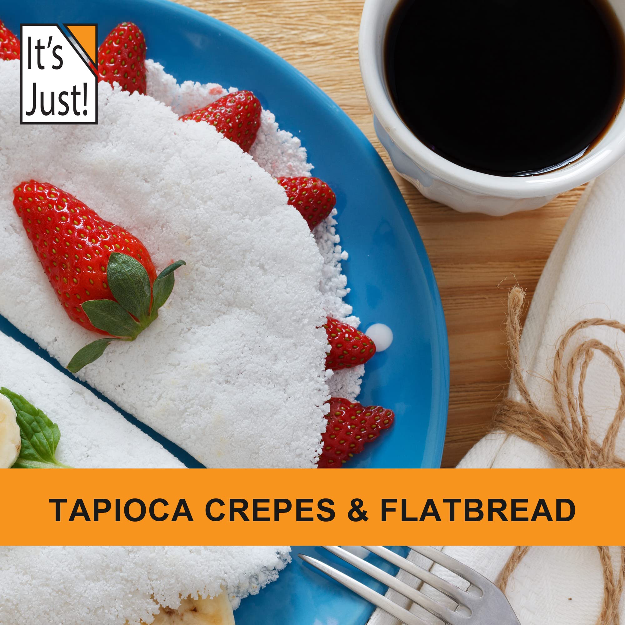 It's Just - Tapioca Flour (Starch), Natural Thickener, Non-GMO, Gluten Substitute, 4lbs