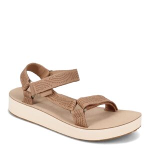 Teva Women's Midform Universal Geometric Sandal, Sand Dune, 5