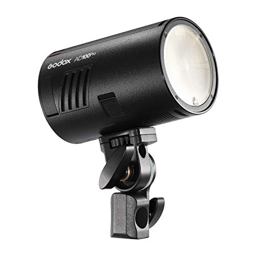 Godox AD100Pro 100Ws TTL 2.4G 1/8000 HSS Outdoor Flash Light, 2600mAh Battery 0.01-1.5s Recycling,with Three-Color Diffusers