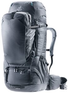 deuter unisex – adult's aviant voyager 65+10 travel backpack, black, 10 l