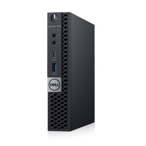 Dell Optiplex 7060 Micro PC Desktop, Intel Core i5-8500T 2.1GHz 6-Core (Hexa Core), 8GB DDR4 RAM, 256GB SSD, Windows 10 Pro (Renewed)