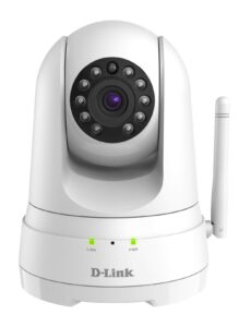 d-link indoor full hd wifi security camera, 2 way audio, pan tilt zoom 1080p, motion detection, night vision, microsd & cloud recording, works with alexa and google assistant (dcs-8525lh-us) (renewed)