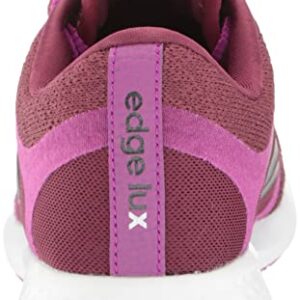 adidas Women's Edge Lux 4 Running Shoe, Sonic Fuchsia/Grey/Victory Crimson, 7.5