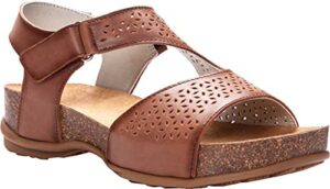 propet phoebe women's sandal 7 us brown