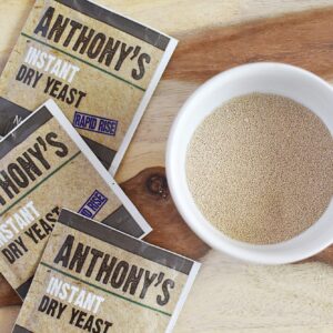 Anthony's Instant Dry Yeast Packets, Contains 42 Individual Packets, Gluten Free