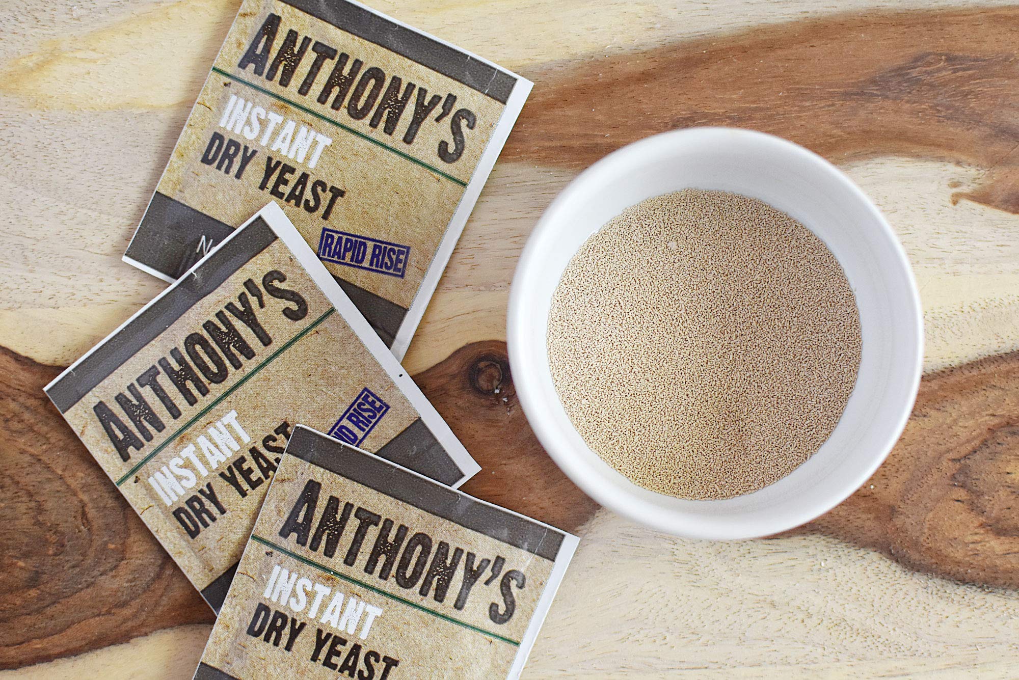 Anthony's Instant Dry Yeast Packets, Contains 42 Individual Packets, Gluten Free