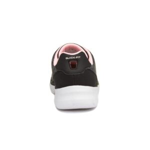 Skechers Women's GO Walk 6-Magic Melody Sneaker, Black/Pink, 8.5