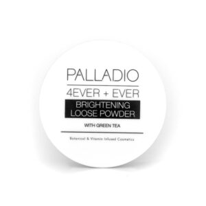 palladio 4 ever+ever mattifying loose setting powder, brighten dark circles, lightens, and creates a look of luminosity, soft, radiant finish all day wear, (brightening powder)